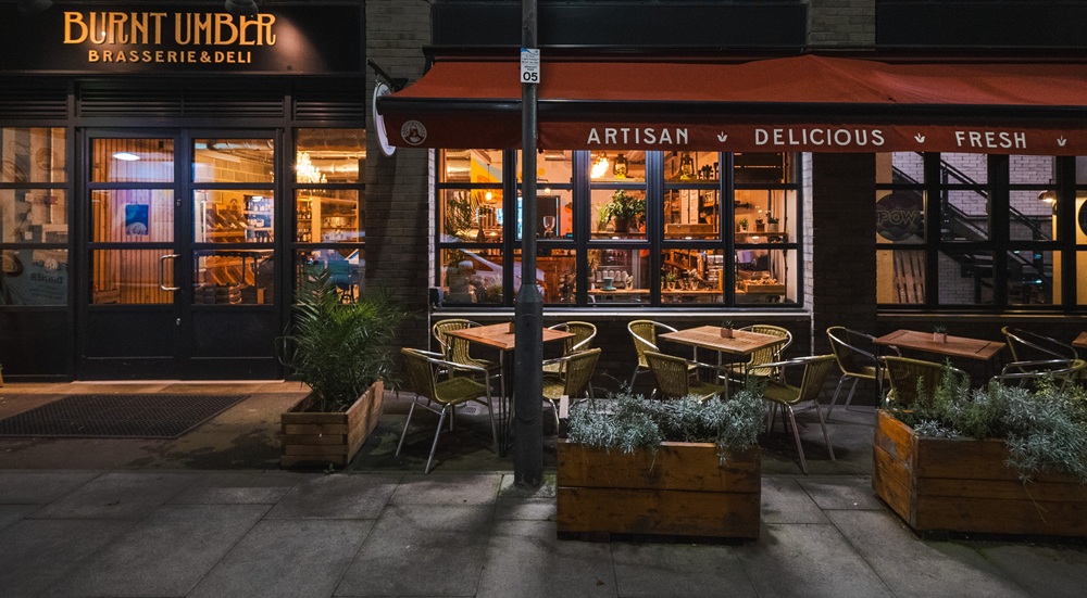 Burnt Umber Brasserie exterior